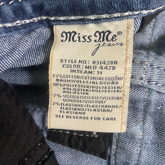 Like new Miss Me boot cut jeans - Picture 7 of 8